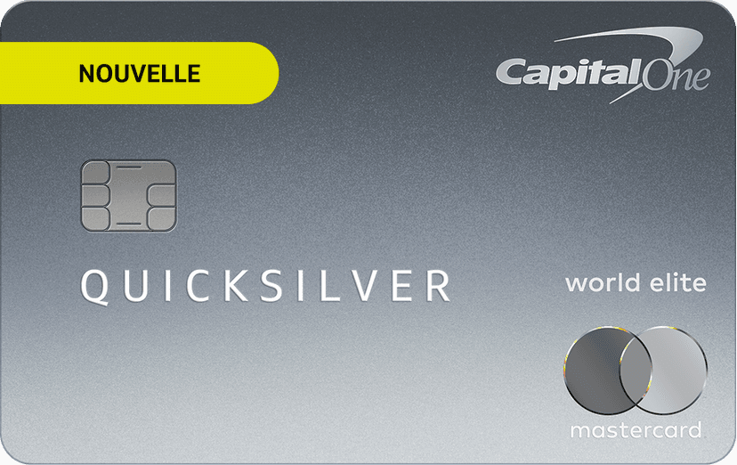 Carte Quicksilver World Elite Mastercard de Capital One